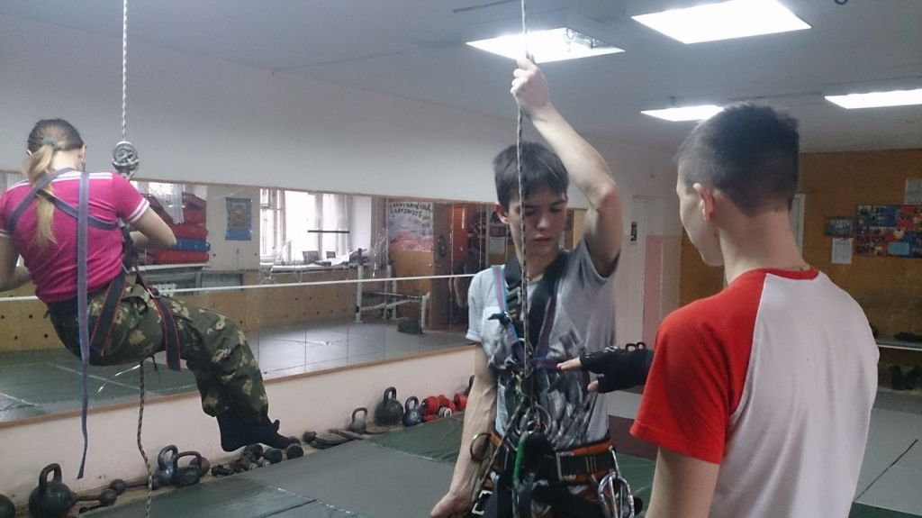 Курсанты ПВПК «Александр Невский» проходят высотную подготовку