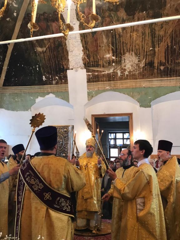 Старинные фрески Спасского храма