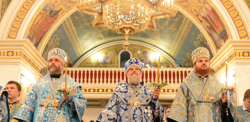Архиереи Башкортостанской митрополии возглавили Всенощное бдение накануне Рождества Богородицы