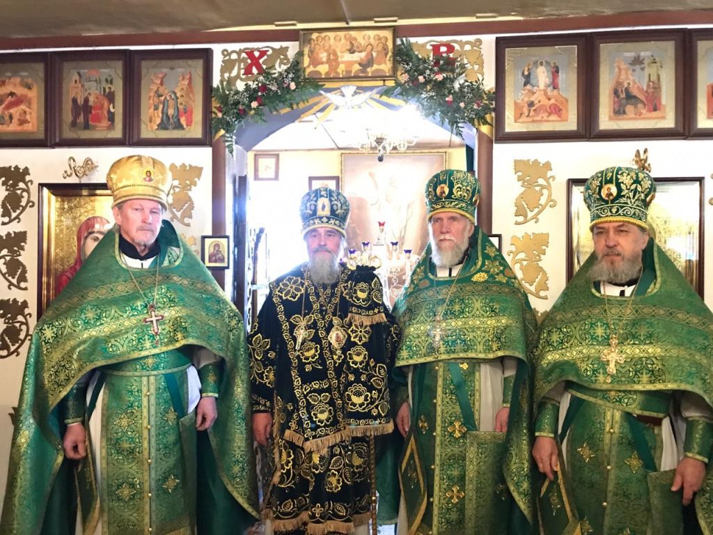 Служение митр.Никона в праздник Входа Господня в Иерусалим