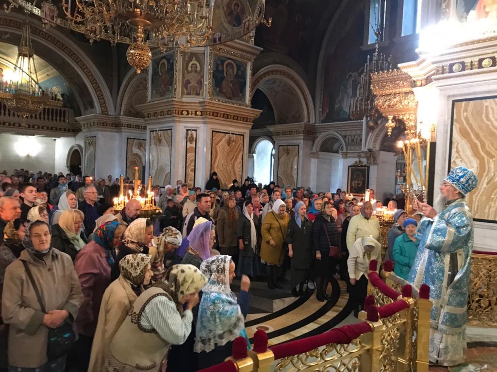 Служение митр.Никона в великий праздник Успения Пресвятой Богородицы