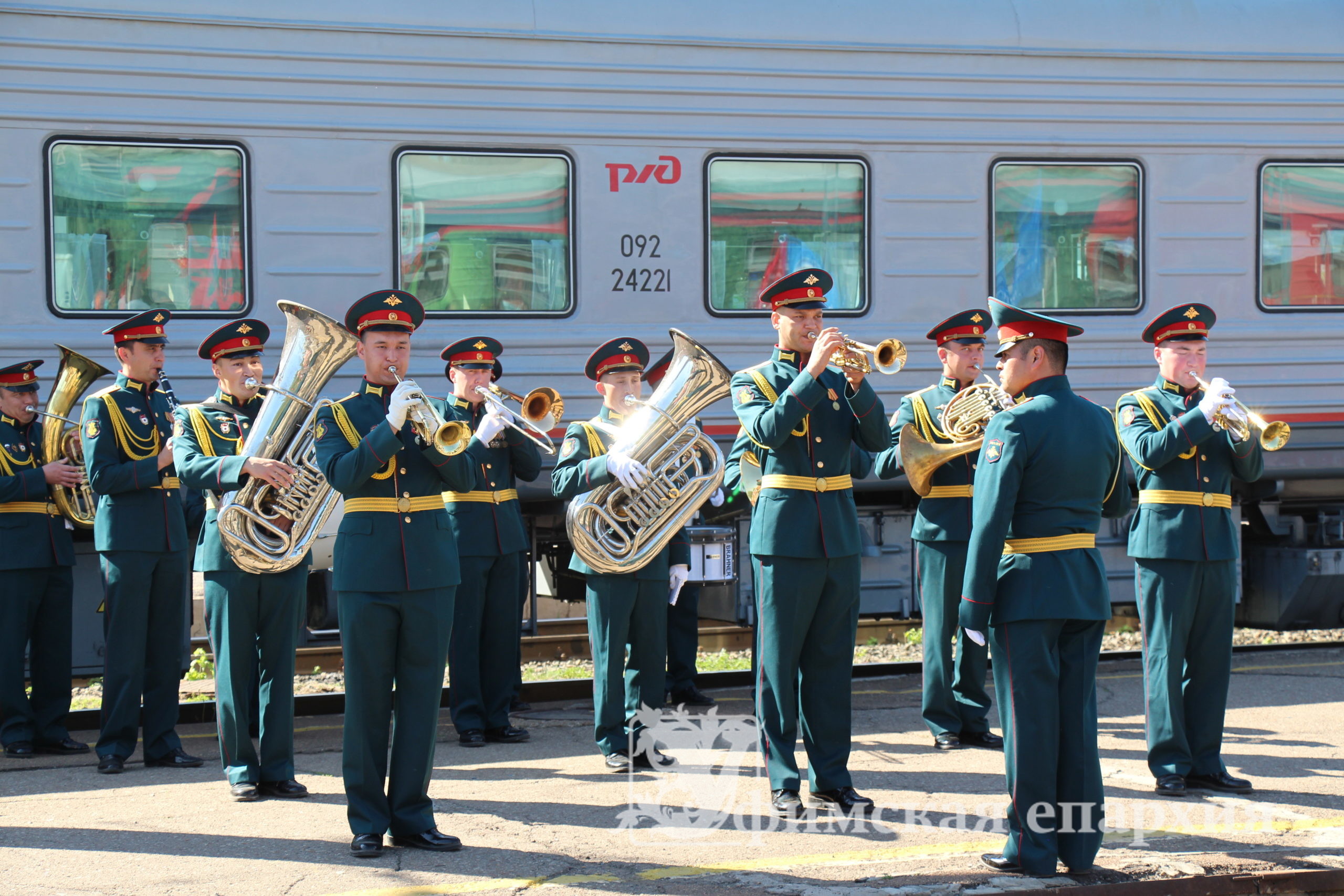 Поезд акции «Мы-армия страны! Мы-армия народа!» прибыл в Уфу: фото 2