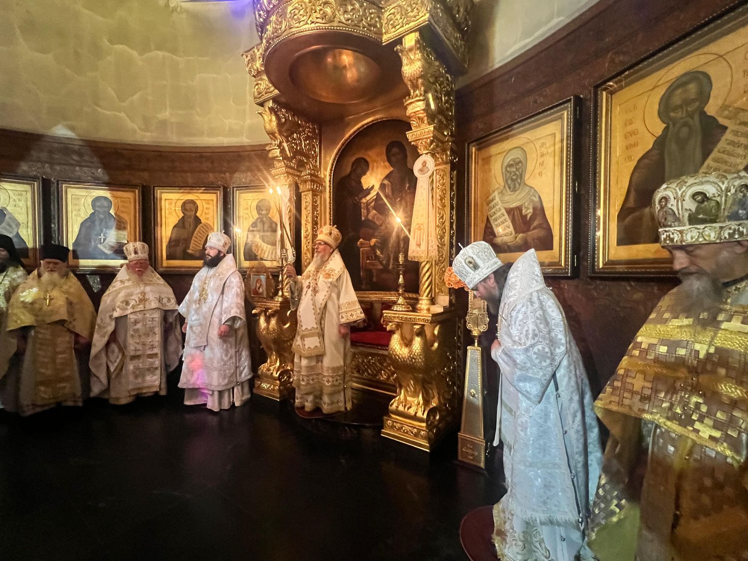 Архиерейское богослужение в Великий двунадесятый праздник Вознесения Господня: фото 5