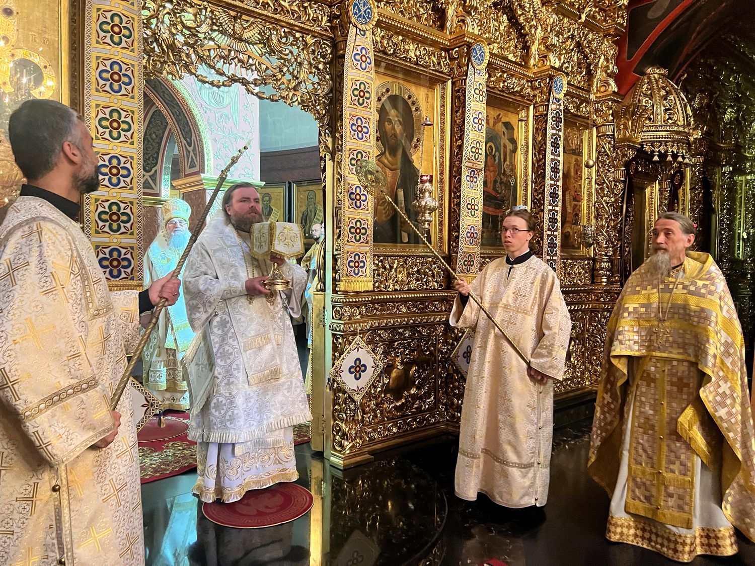 Архиерейское богослужение в Великий двунадесятый праздник Вознесения Господня: фото 7